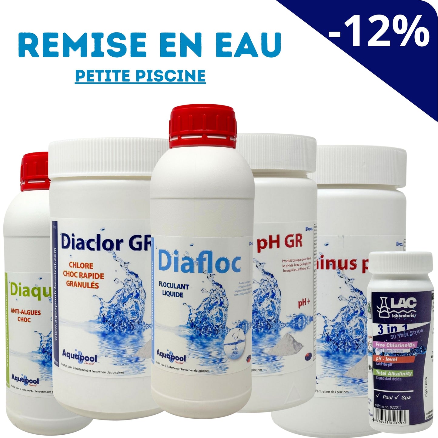 Pack Complet Remise en Eau : Petite Piscine