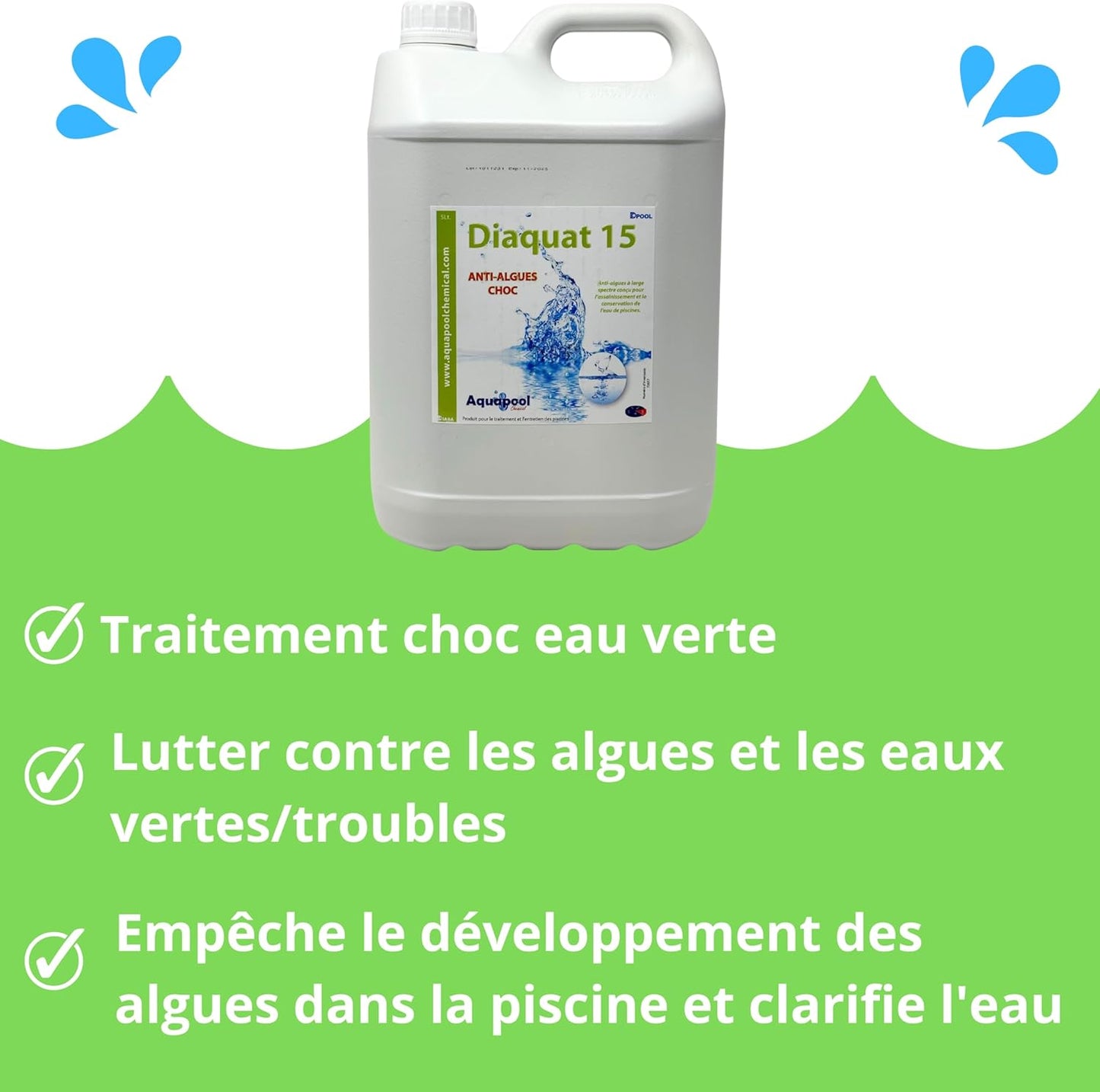 Anti-Algues Choc - 1L et 5L