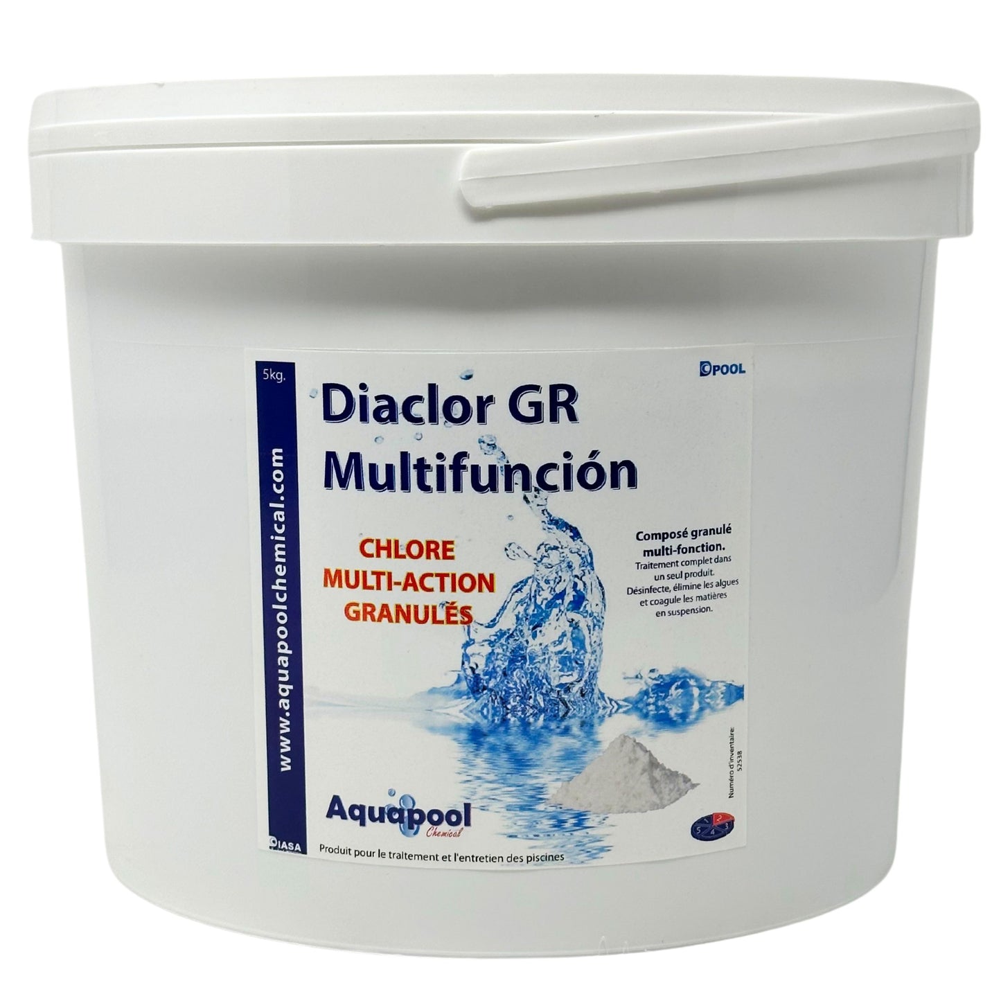 Chlore Multi Actions Granulés - 1KG et 5KG