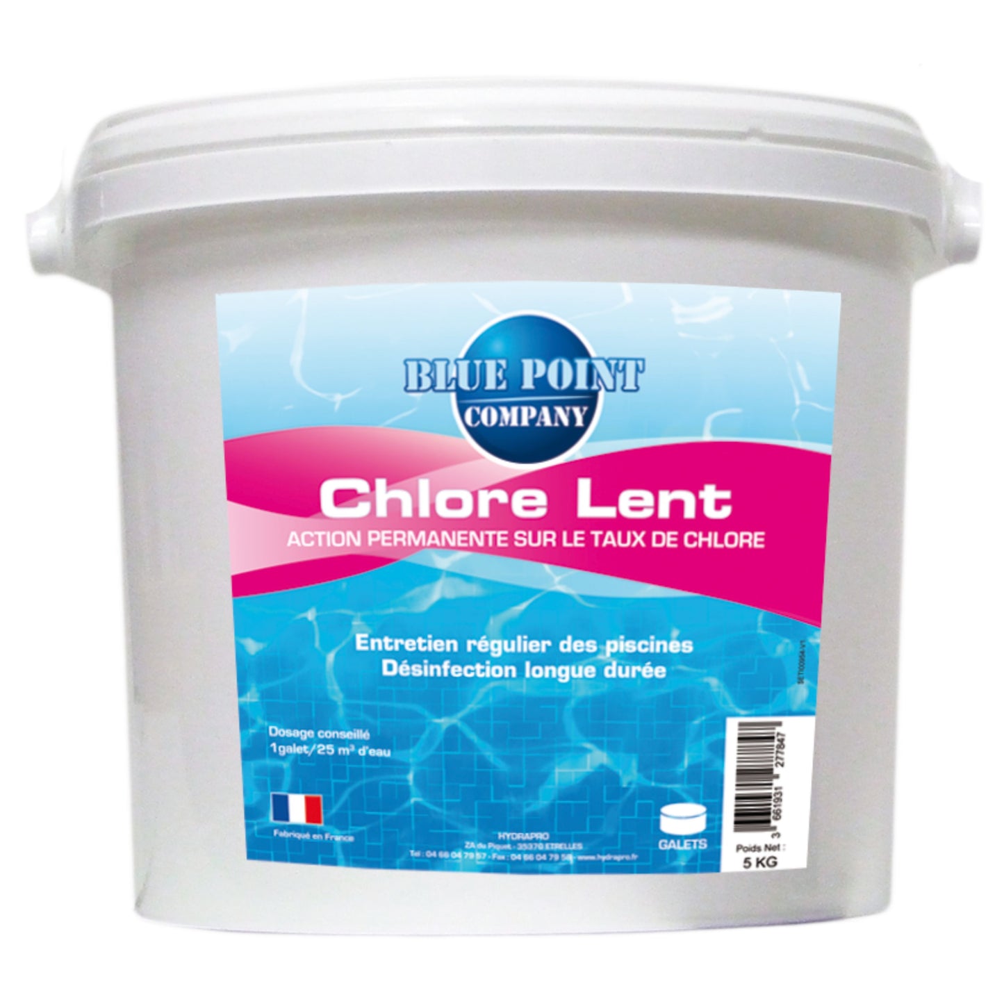 Chlore Lent Galets 250G - 1KG et 5KG