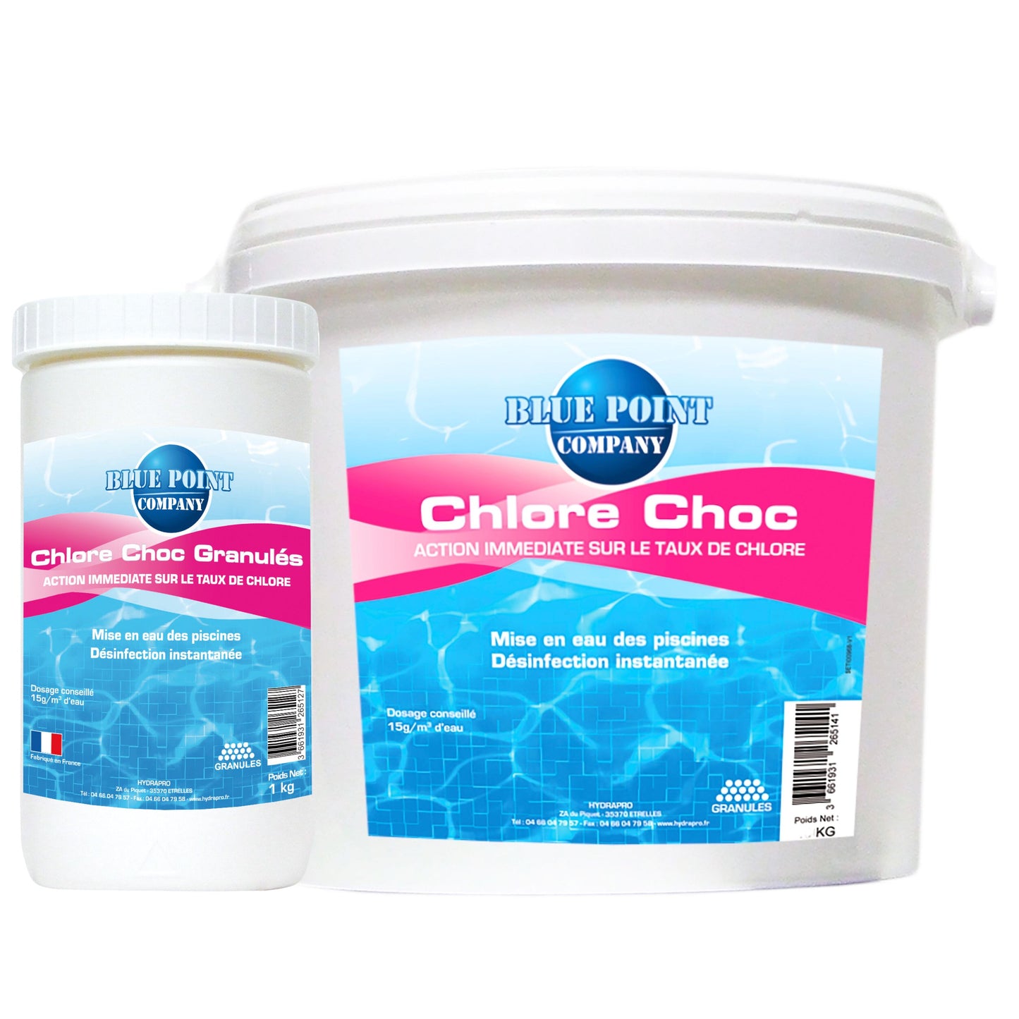 Chlore Choc Granulés - 1KG et 5KG