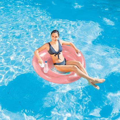 Intex 57190 - Piscine familiale avec fauteuil, 224 x 216 x 76 cm