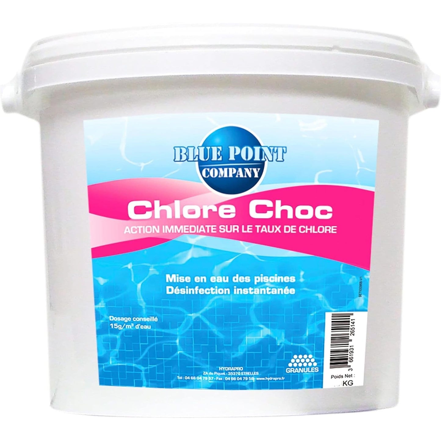 Chlore Choc Granulés - 1KG et 5KG