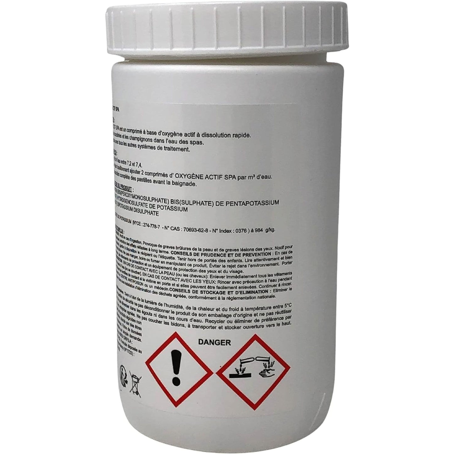 Oxygène Actif pour Spa, Pastilles de 20g - 1KG