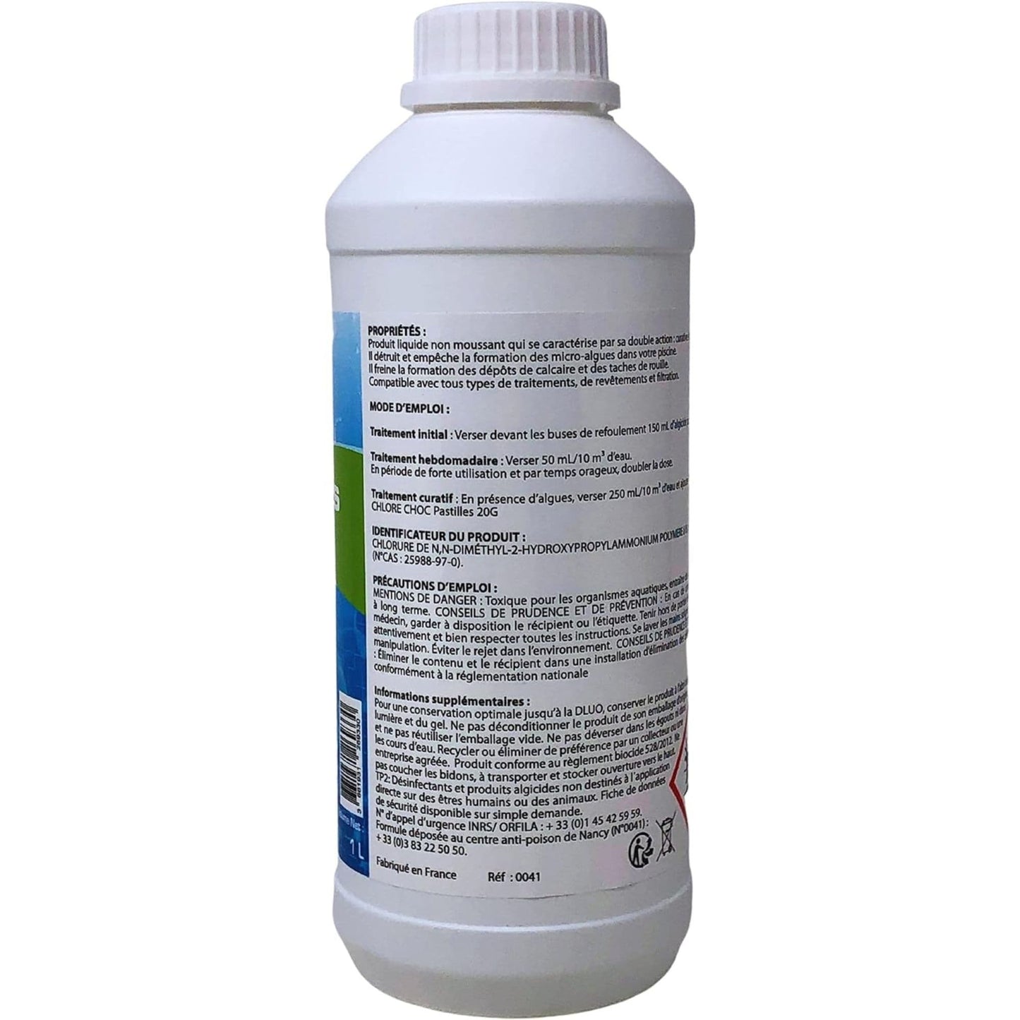 Algicide Choc, rattrapage Eau Verte - 1L et 5L