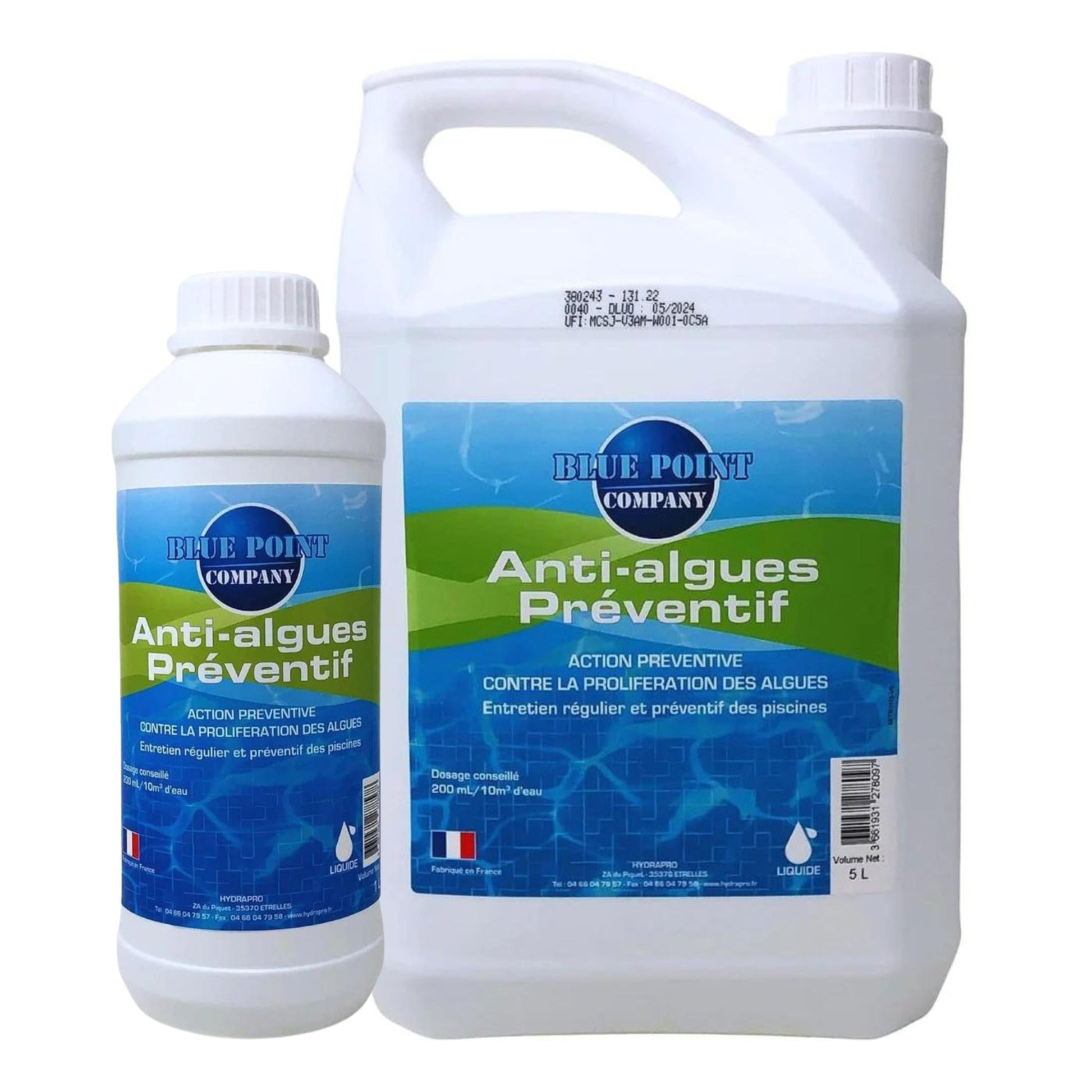 Algicide, rattrapage Eau Verte - 1L et 5L