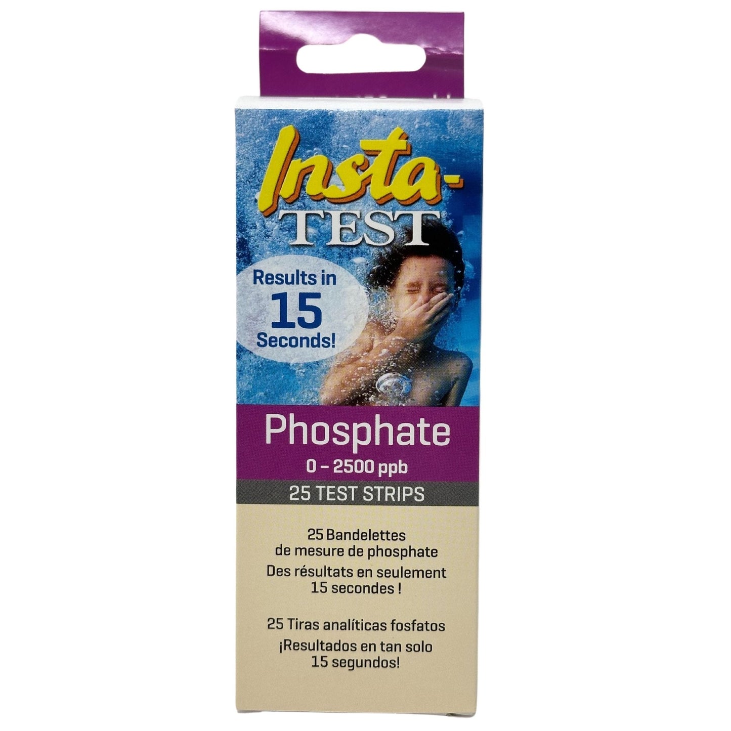 Bandelettes de Test Phosphate - 25 tests